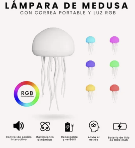 Aurora Jelly™ Lámpara de Medusa RGB